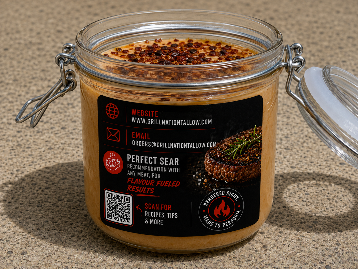 Chili Flakes, Paprika, Garlic Tallow