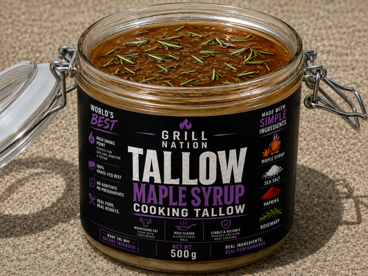 Maple Syrup, Sea Salt, Paprika & Rosemary Tallow