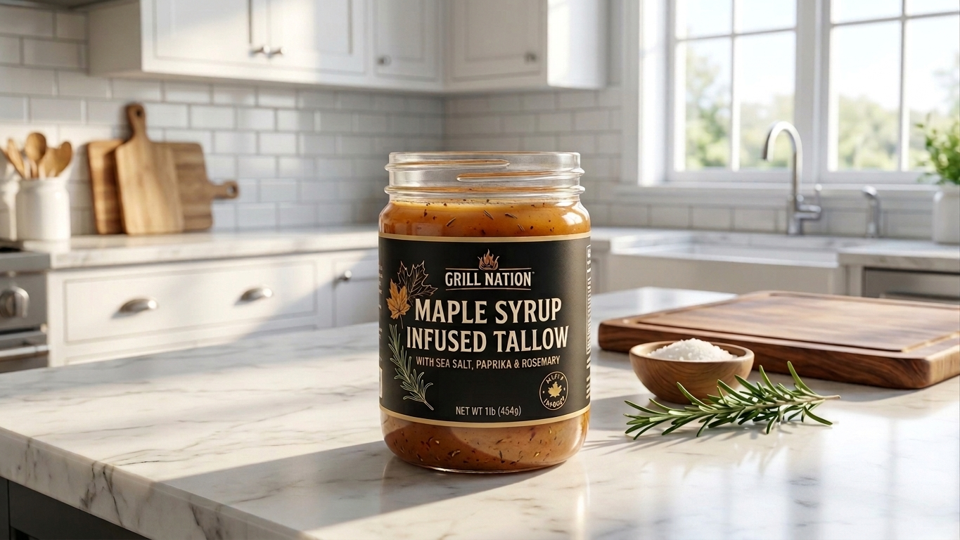 Maple Syrup, Sea Salt, Paprika & Rosemary Tallow
